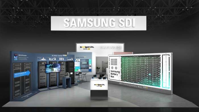삼성SDI 인터배터리유럽 2025 부스 조감도. 사진=삼성SDI 제공