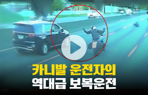 카니발 운전자의 역대급 보복운전