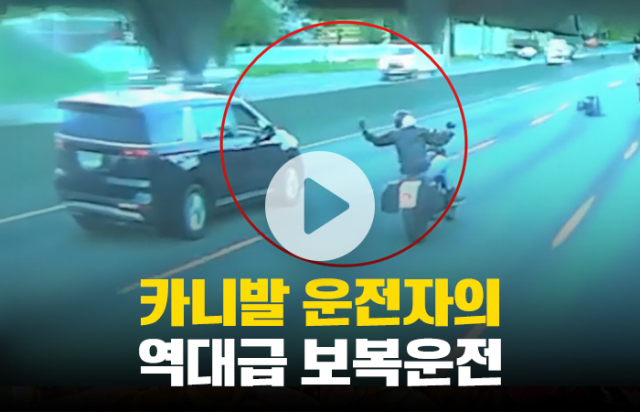 카니발 운전자의 역대급 보복운전