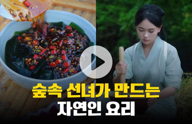 주작 논란 휩싸인 숲속 선녀의 '자연인 요리'