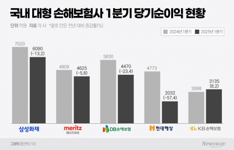 손보사 1분기 실적 일제히 뒷걸음···독감·산불에 '울상'