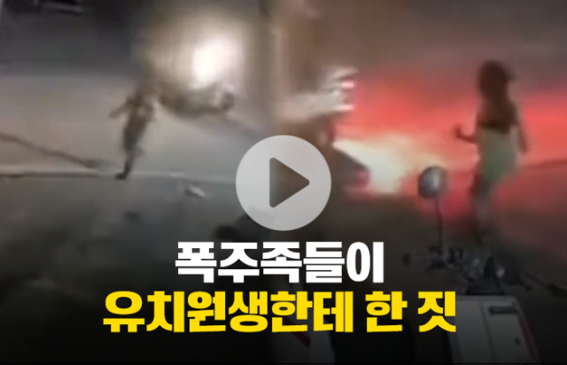 중학생 폭주족들이 유치원생한테 한 짓