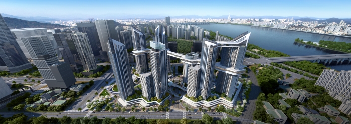 서울 용산정비창 전면 제1구역 조감도 (사진=HDC현대산업개발)