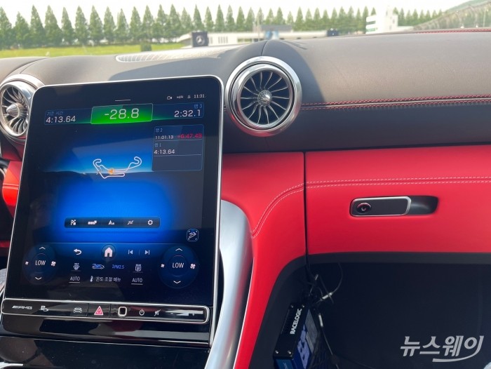메르세데스-벤츠 AMG GT 2세대 신형 'GT 55 4MATIC+'. 사진=황예인 기자