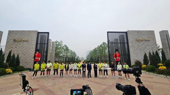인기 예능과 드라마 촬영지 핫플레이스 '신검단 로열파크씨티Ⅱ', 뛰어야 산다 촬영 모습