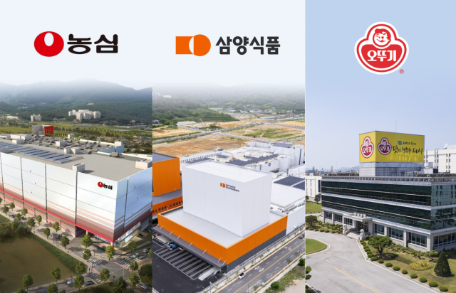 라면 3사, K-라면 영토 확장 전초전