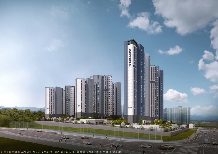 '오산 세교 아테라' 주경 투시도. (사진=금호건설)