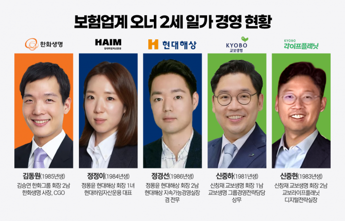 보험업계 최초 '오너 3세 대표' 탄생···'3세 경영'바람 일으킬까