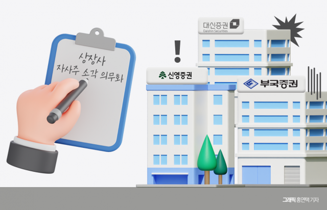 정부 '자사주 소각' 규제 논의 본격화···시험대 오른 증권사들