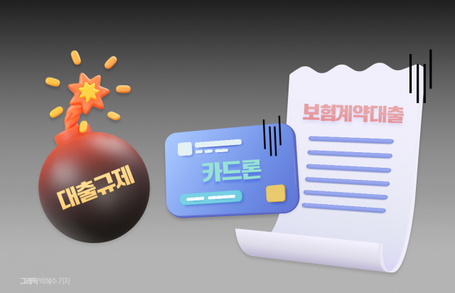 고강도 가계대출 규제 2금융권으로 '확산'···카드론·보험대출 '비상'