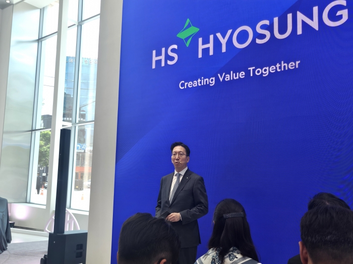 안성훈 HS효성 대표. 사진=김다정 기자