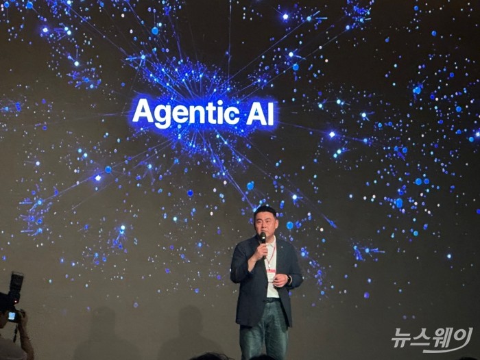 롯데이노베이트가 18일 서울 송파구 롯데호텔 월드에서 'LOTTE AI Showcase 2025'를 진행했다. 사진=김세현 기자