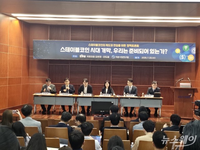 "스테이블코인 제도 도입엔 이견 없지만···통화·외환 정책 영향 우려"