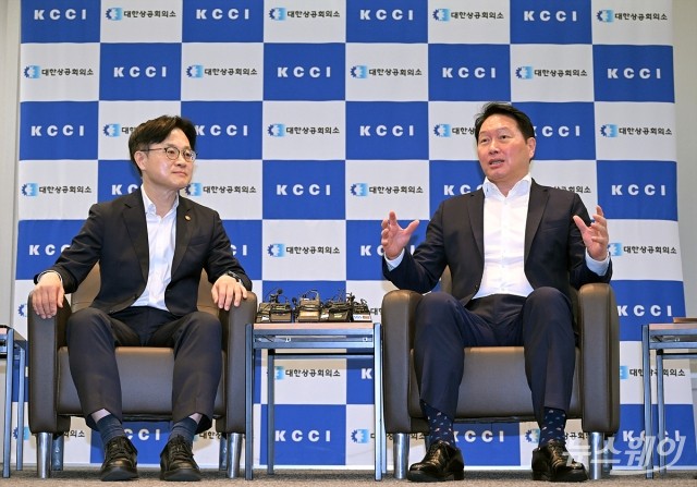 최태원, 산업장관 만나 "미 관세 협상 마무리로 보긴 성급···디테일 필요"