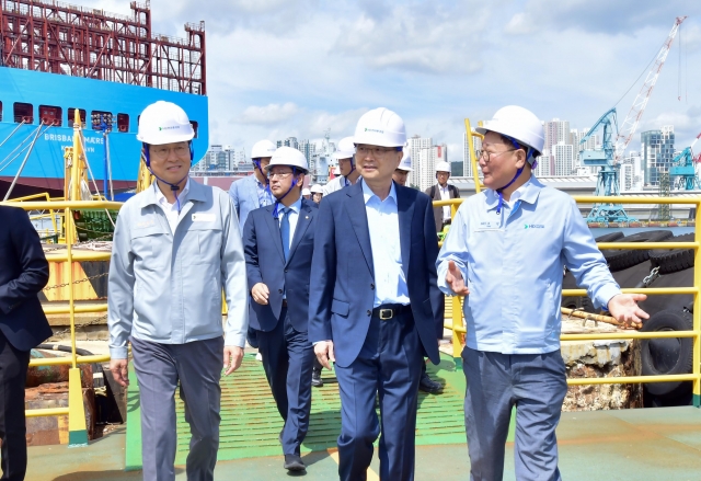 HD현대, 외교부장관·주한미국대사대리와 한·미 조선협력 모색