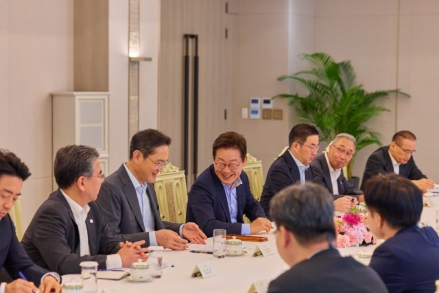 한미 정상회담 D-6···李대통령, 재계와 투자 논의