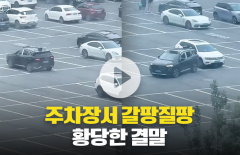 주차장서 '갈팡질팡'··· 황당한 결말