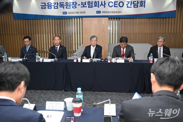 보험사 최고경영진들 만난 이찬진 금감원장 "소비자 관점 우선시하는 조직문화 필요"