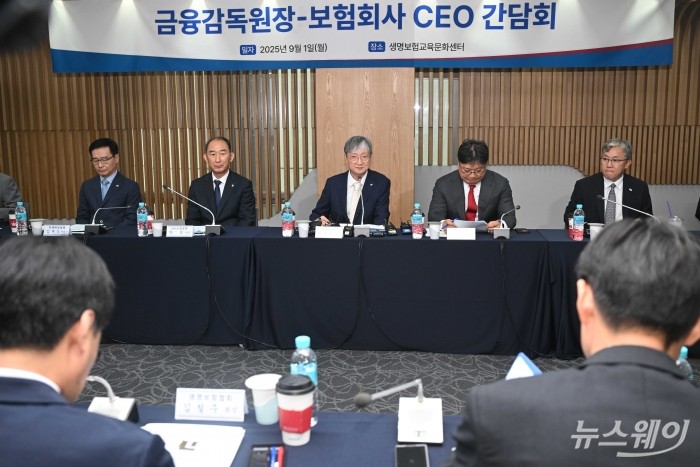 보험사 최고경영진들 만난 이찬진 금감원장 "소비자 관점 우선시하는 조직문화 필요"