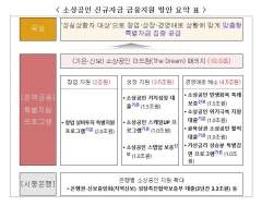 소상공인 금융지원에 13.3조 투입···폐업지원도 강화