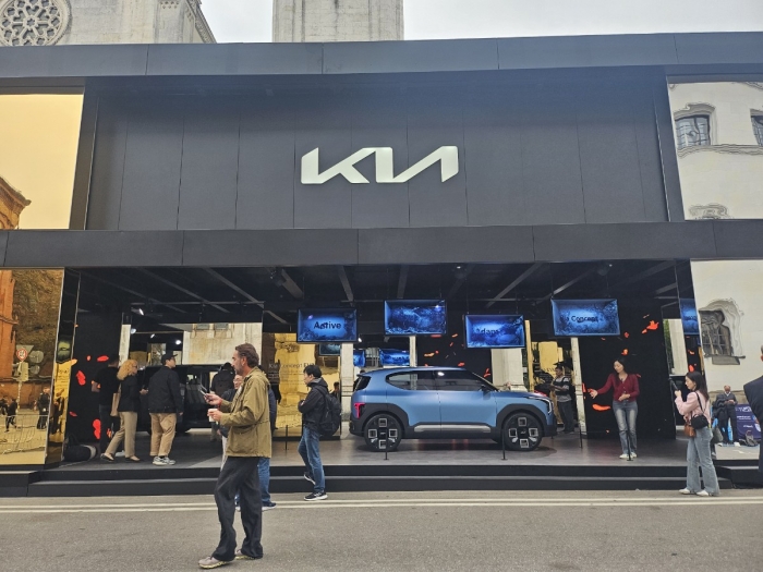 'IAA 모빌리티 2025' 기아 부스. 사진=김다정 기자