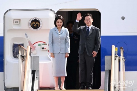 이재명 대통령, 유엔총회·경제실용중심외교 참석차 뉴욕 출국