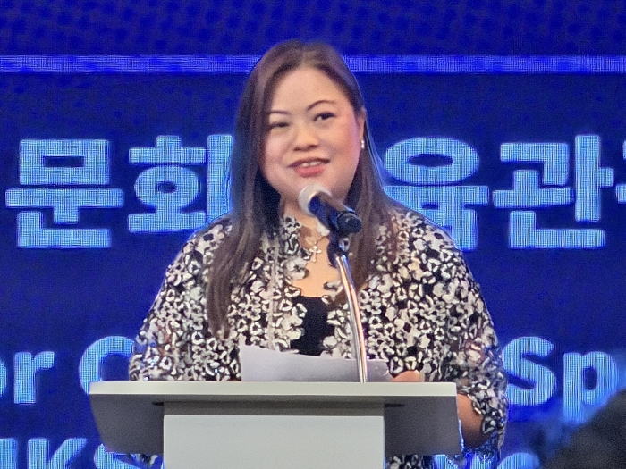 로사나 로 장관이 발언 중이다. 사진=양미정 기자