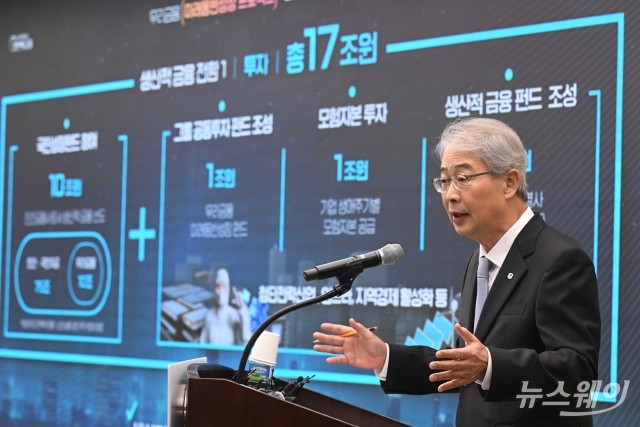 우리금융, 5년간 80조 투입···임종룡 "생산적 금융 전환해 지속성장 기반 다진다"