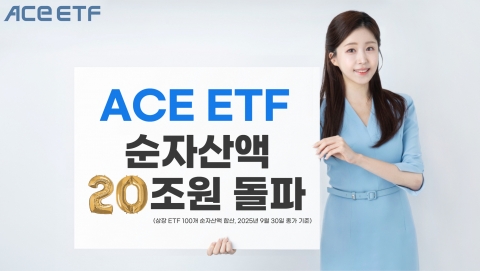 한국투자신탁운용, 'ACE ETF' 순자산액 20조원 돌파
