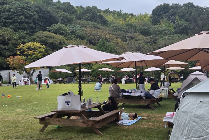 SK텔레콤이 주최한 장기 우수 고객 초청 프로그램 숲캉스 현장. 사진=임재덕 기자