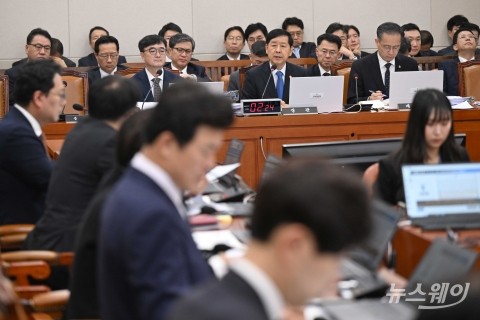 국감 질의 답변하는 구윤철 부총리
