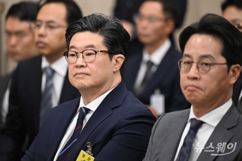 국감 출석한 김병주 MBK파트너스 회장···롯데카드 해킹부터 MBK 부당지원까지 '진땀'(종합)