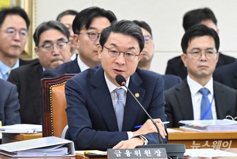 이억원 국감 데뷔전···부동산 대책·금산분리 완화에 시끌(종합)