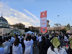 "사파리 보며 뛰어요"···삼성 갤럭시 워치8과 달려본 에버랜드