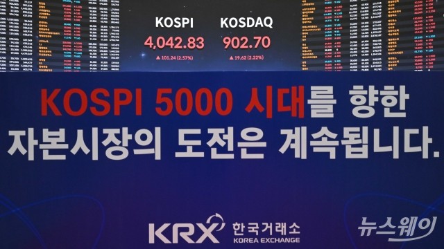 사상 첫 '4000' 뚫은 코스피 일냈다···"이제는 5000피 도전"