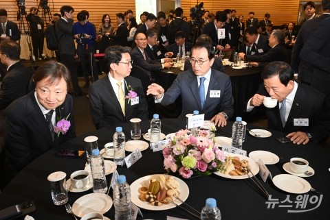 이억원·이찬진·조용병·서유석, '금융의 날 기념식' 참석