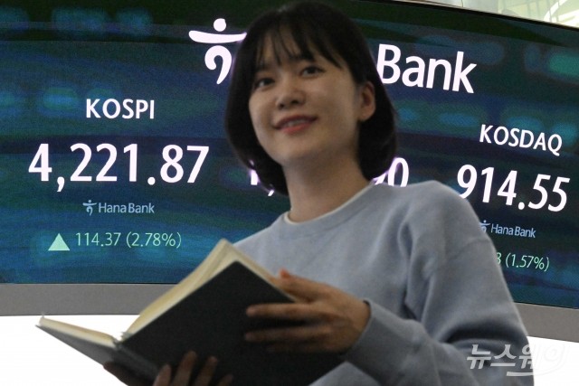 'AI 동맹' 기대감 안고 코스피 첫 '4200' 돌파