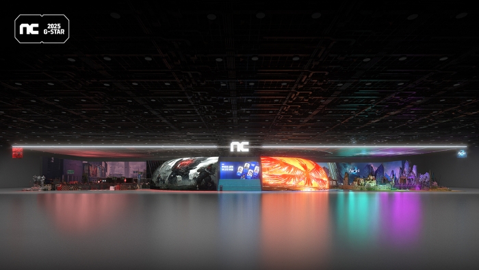 지스타 2025 엔씨소프트 부스. 사진=엔씨소프트 제공