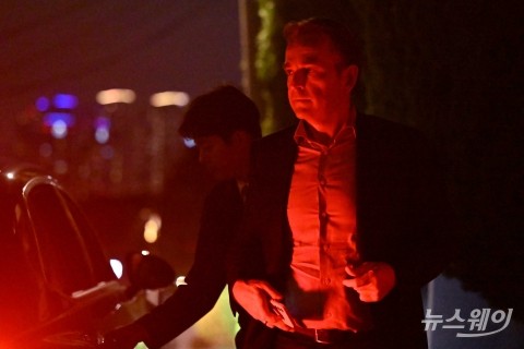 이재용·올라 회동에 참석하는 크리스티안 소보트카 하만 CEO