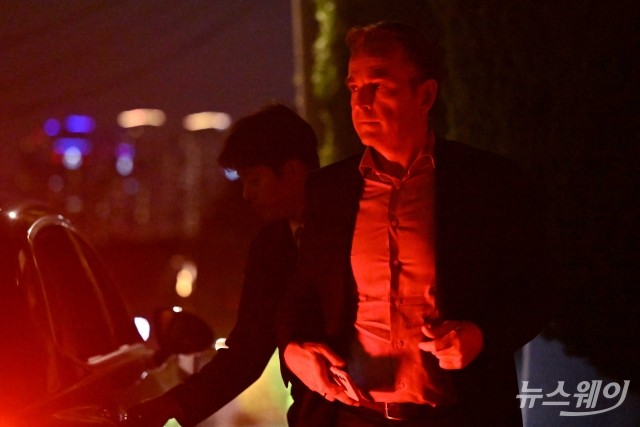 이재용·올라 회동에 참석하는 크리스티안 소보트카 하만 CEO