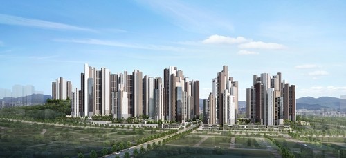 힐스테이트 광명 11 투시도. 사진=연합뉴스 제공