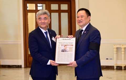 정원주 대우건설 회장, 아누틴 찬위라꾼 태국 총리 예방