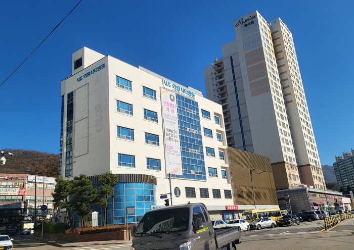 경기도 의왕시 고천동 '의왕시청역 SK뷰 아이파크' 인근에 위치한 의왕시티병원 모습. 사진=이재성 기자