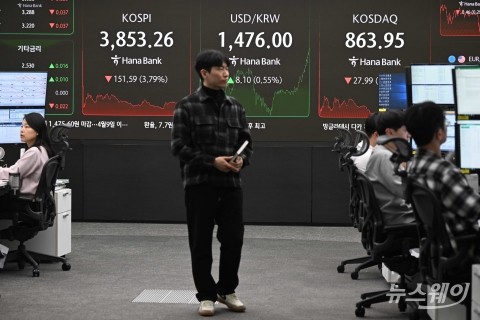 '위시 쇼크' 원·달러 환율 1460원 돌파···강달러 흐름 가속