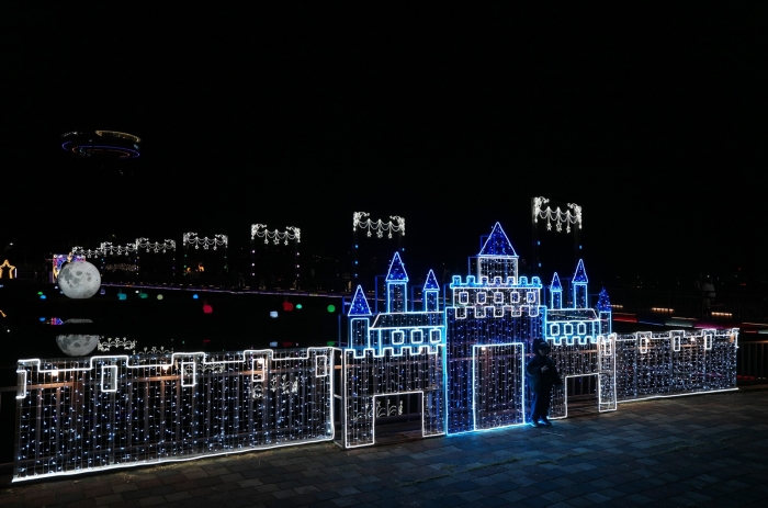 빛가람 공원 중심부에 위치한 '빛의 성채'(사진 제공-나주시)