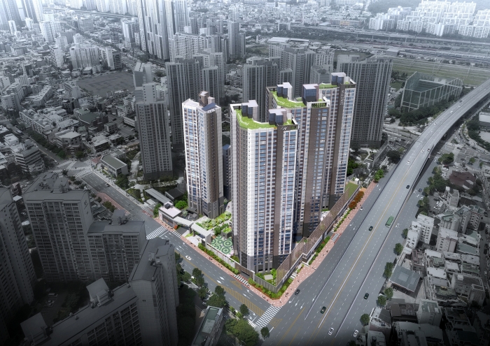 부산진구 가야동 일원에 공급되는 '힐스테이트 가야' 조감도. 사진=현대건설