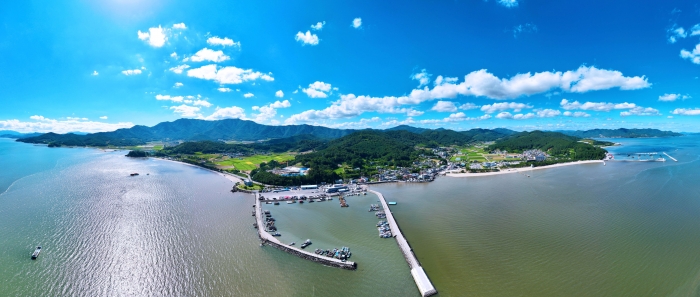 보성군 율포항 전경