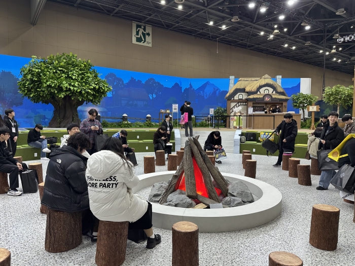 넥슨 마비노기모바일 부스. 사진=강준혁 기자