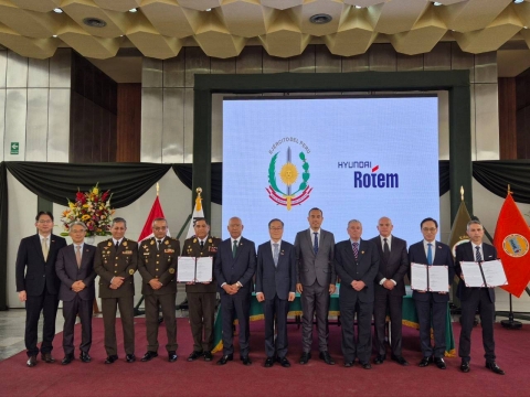 현대로템, 페루에 K2 전차·차륜형장갑차 수출