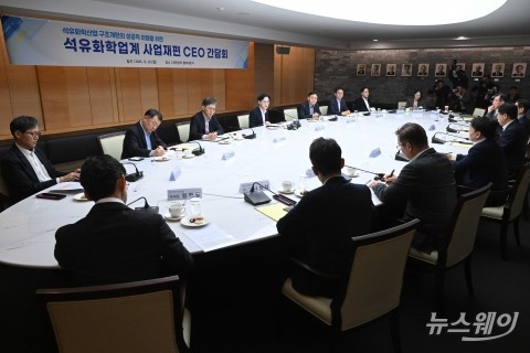 석유화학업계 대표들 만난 김정관 산업통상부 장관